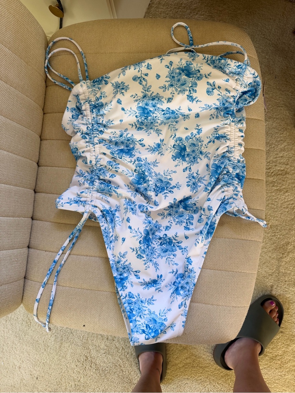 Target Wild Fable high leg cheeky one piece swimsuit